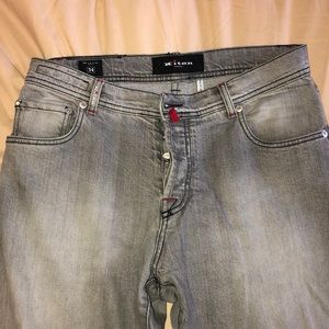 Kiton grey jeans